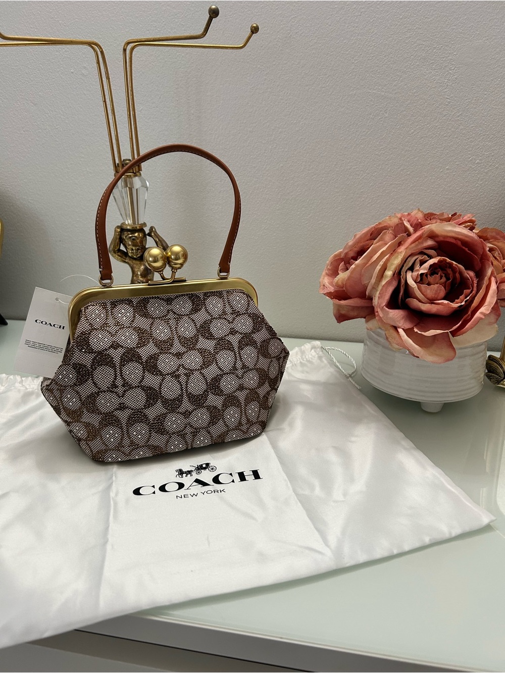 Coach Kisslock Top handle bag